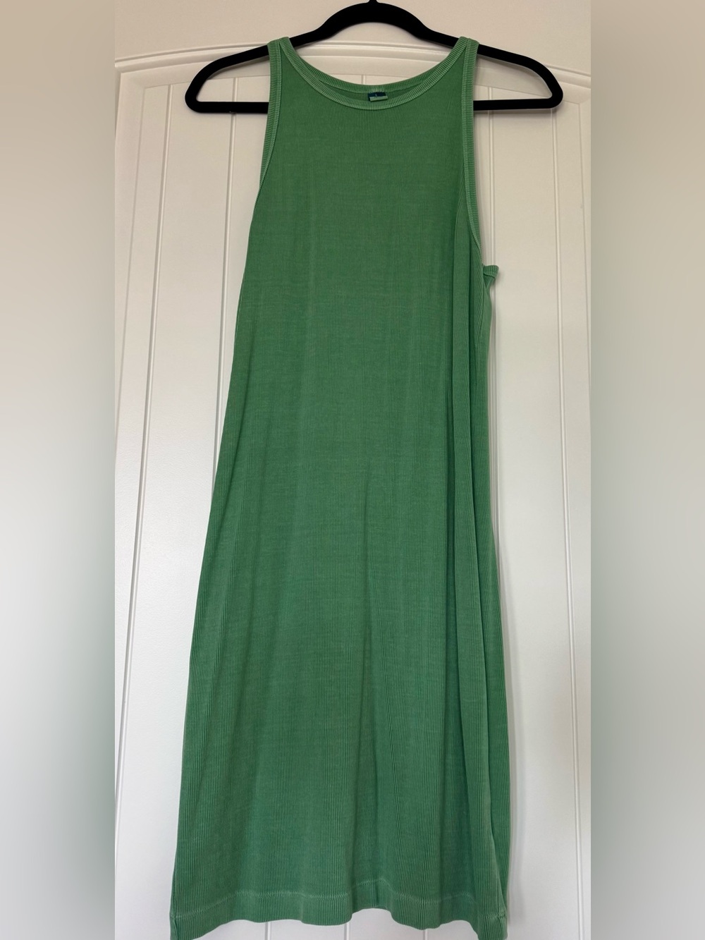 NWOT- Old Navy Green Ribbed Maxi Dress